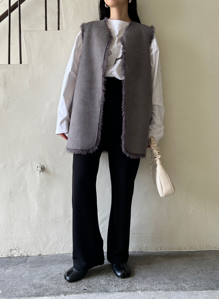 REVERSIBLE FUR VEST