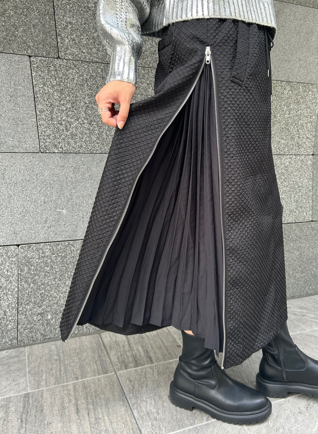 スカート Siyazu SIST9024 Nylon Fatigue Skirt_2Colors skirt / pants – レディースファッション公式通販のSOELLE