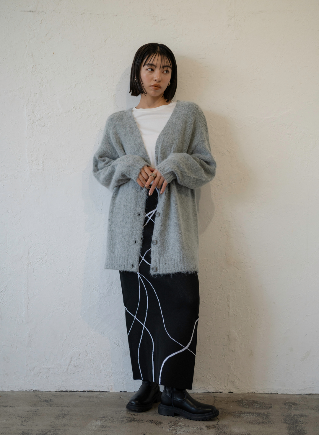 WAVELINE KNIT SKIRT