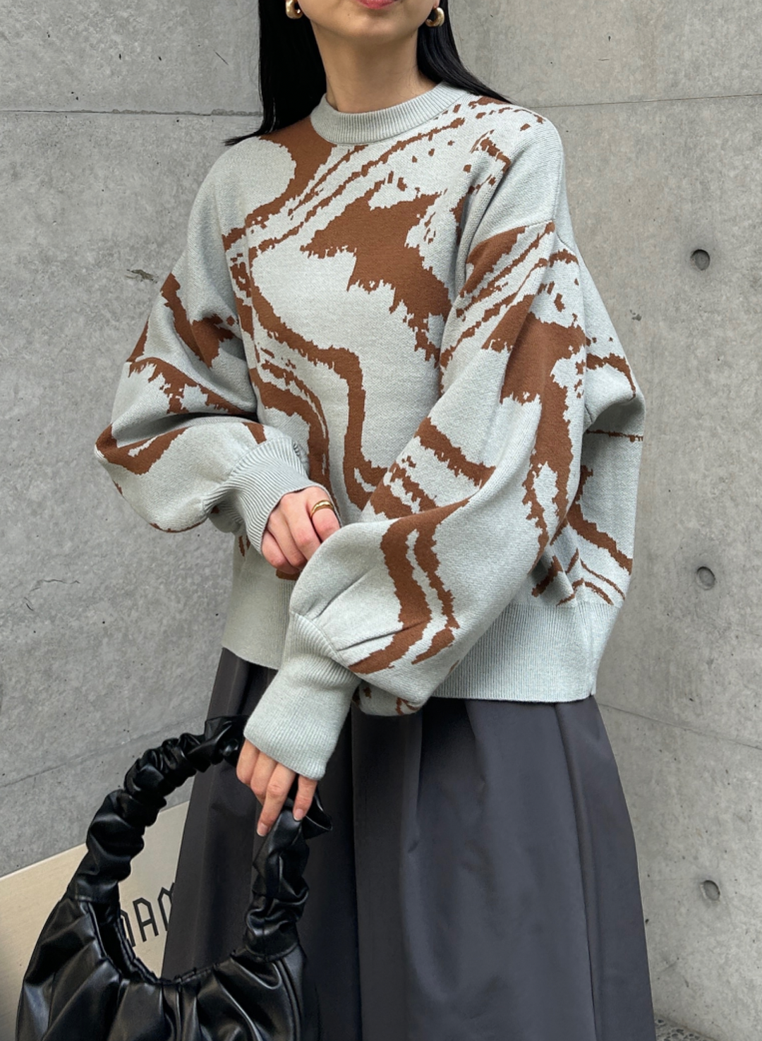 MARBLE KNIT PULLOVER