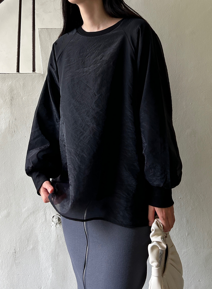 SHEER LAYERED PULL OVER