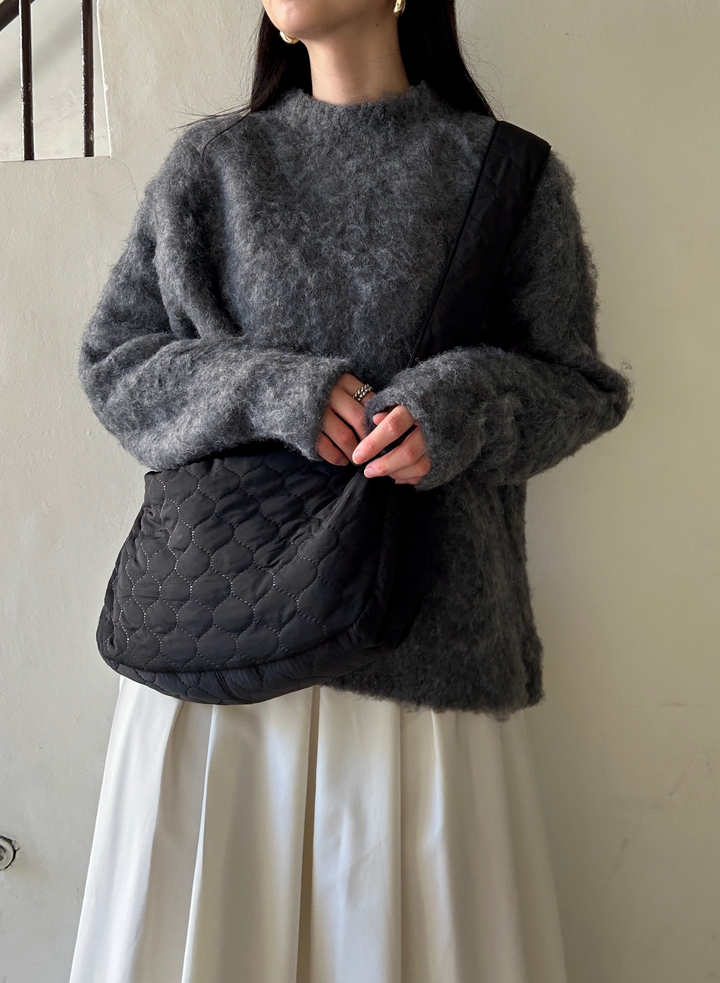 WOOL RING  KNIT PULLOVER