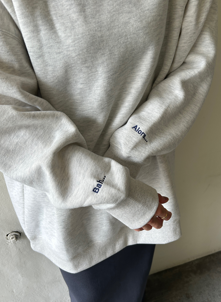 EMBROIDERY LOOSE SWEAT